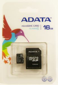 Карта памяти ADATA microSDHC 16GB class10